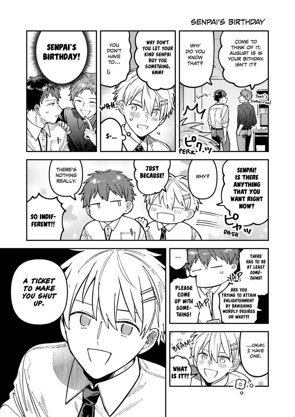 [Nolatanuki] Wagamama Kouhai-kun (Pixiv Comic) [Eng] (update c.7+Extra) — 260