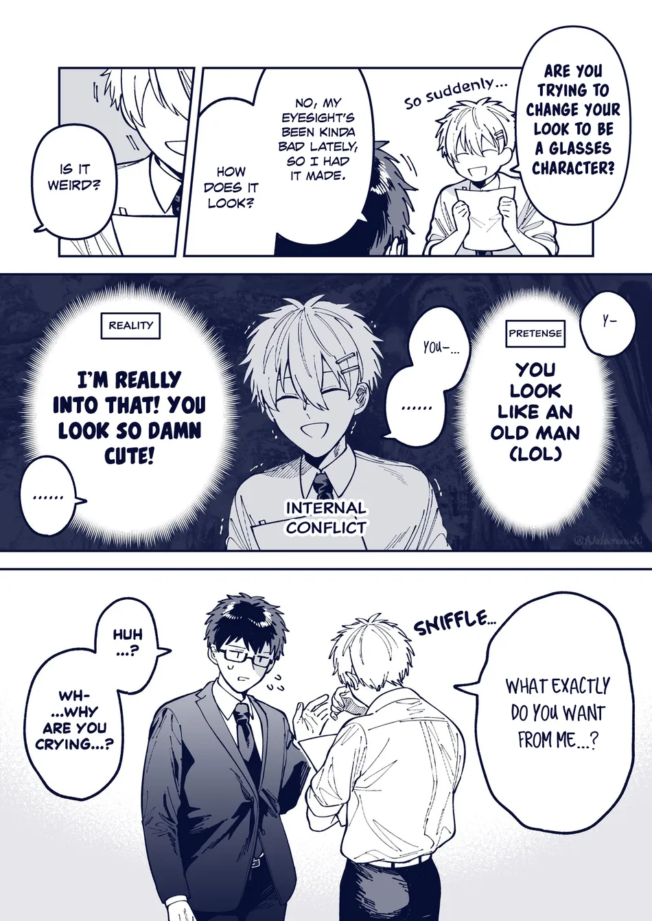 [Nolatanuki] Wagamama Kouhai-kun (Pixiv Comic) [Eng] (update c.7+Extra) — 278