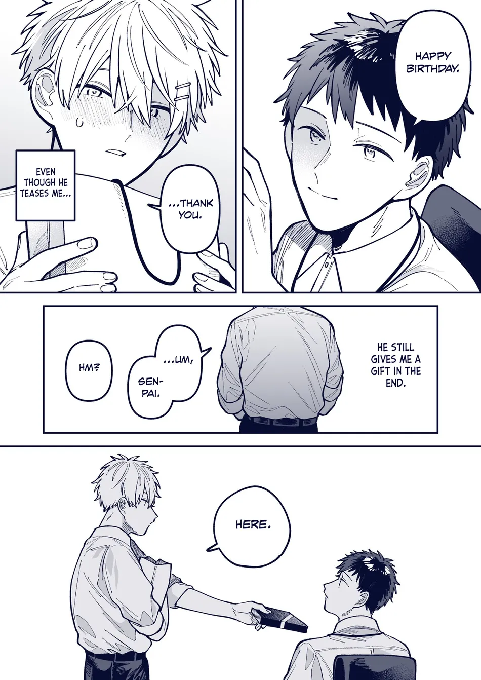 [Nolatanuki] Wagamama Kouhai-kun (Pixiv Comic) [Eng] (update c.7+Extra) — 314