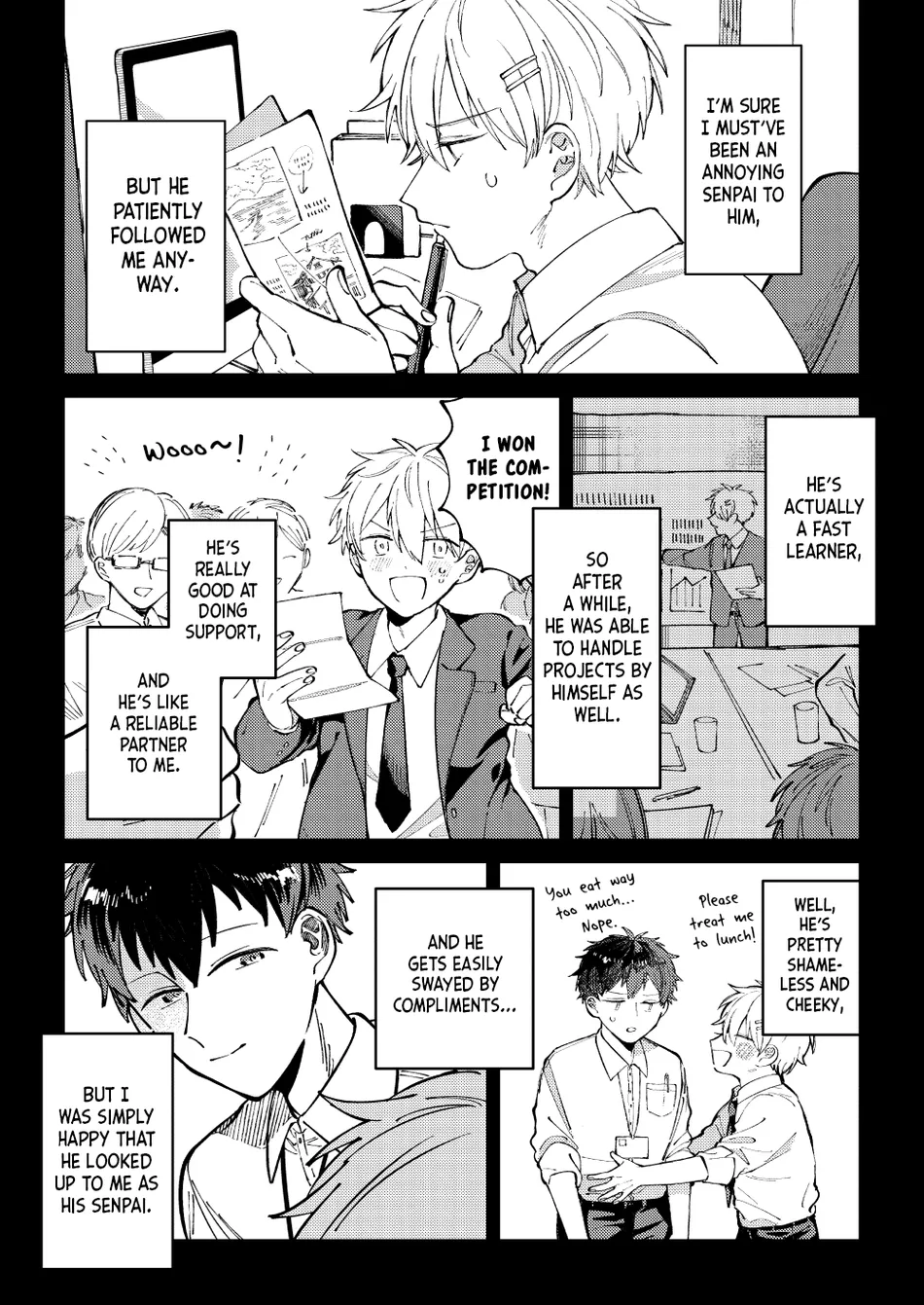 [Nolatanuki] Wagamama Kouhai-kun (Pixiv Comic) [Eng] (update c.7+Extra) — 009