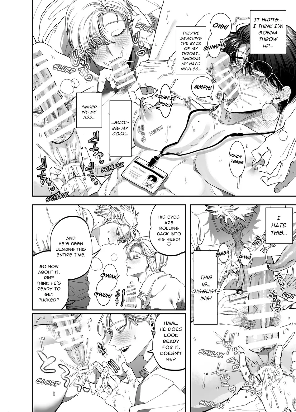 [KANIPANKO (Kanipan Mushamusha)] Teach us, Mazo-Sensei! ~Ravished and Corrupted by the Delinquent Sadist Brothers I Teach~ [Eng] — 011