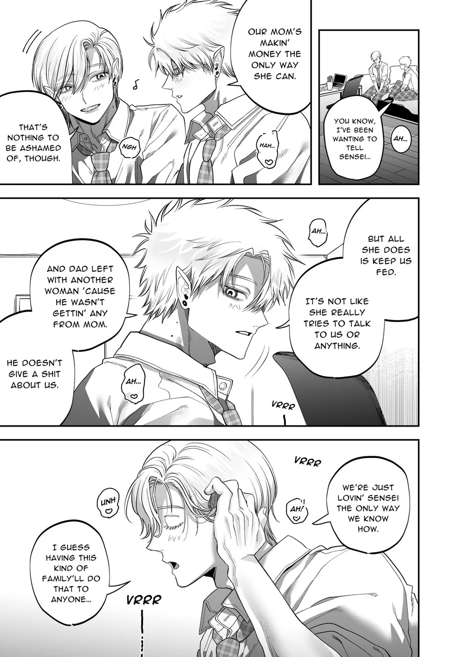 [KANIPANKO (Kanipan Mushamusha)] Teach us, Mazo-Sensei! ~Ravished and Corrupted by the Delinquent Sadist Brothers I Teach~ [Eng] — 042