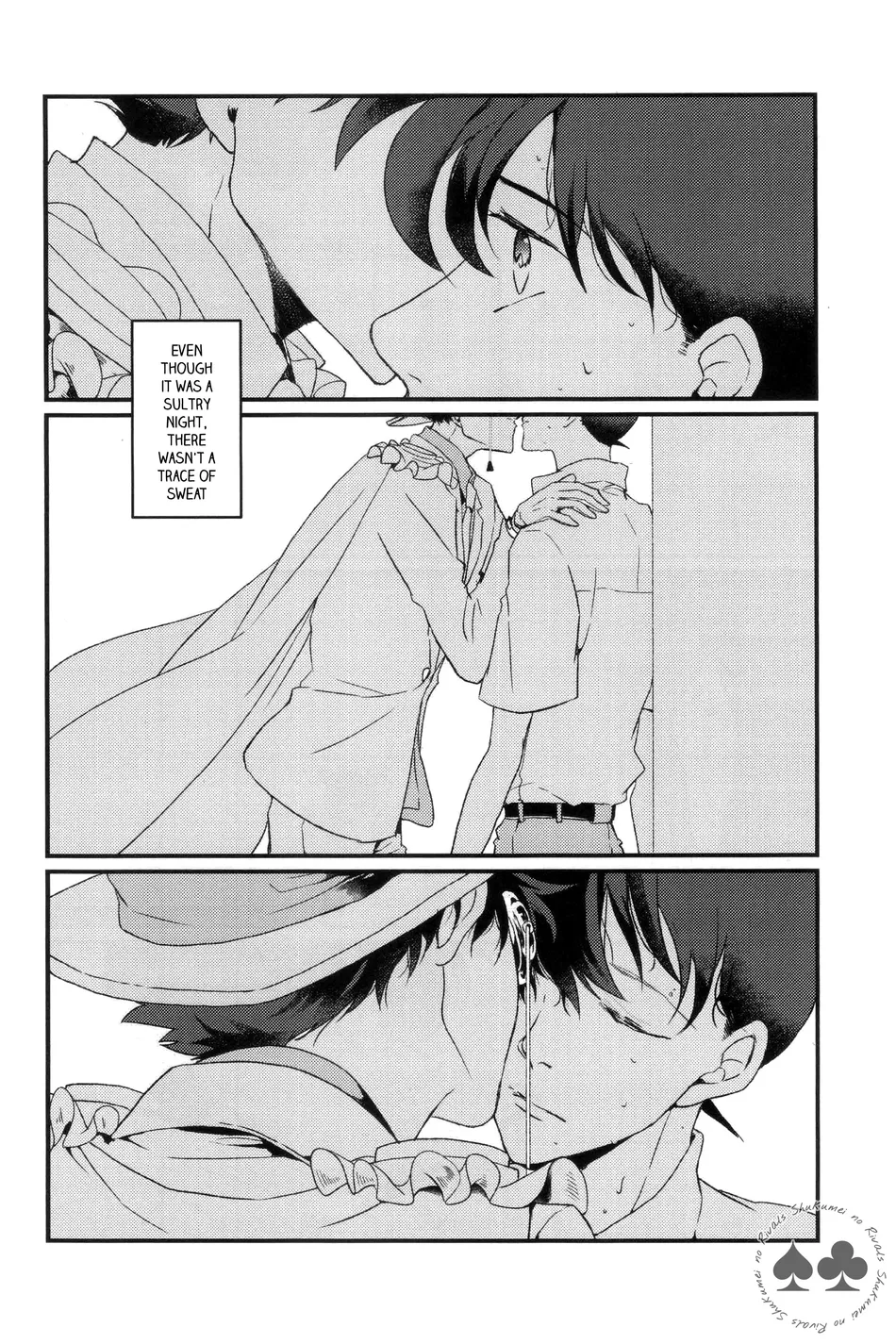 [AONOSUBETE (AOI)] Shiroi Natsu Hoshi Nagareru Sora – Meitantei Conan dj [Eng] — 005