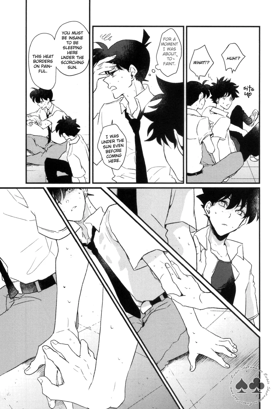 [AONOSUBETE (AOI)] Shiroi Natsu Hoshi Nagareru Sora – Meitantei Conan dj [Eng] — 015