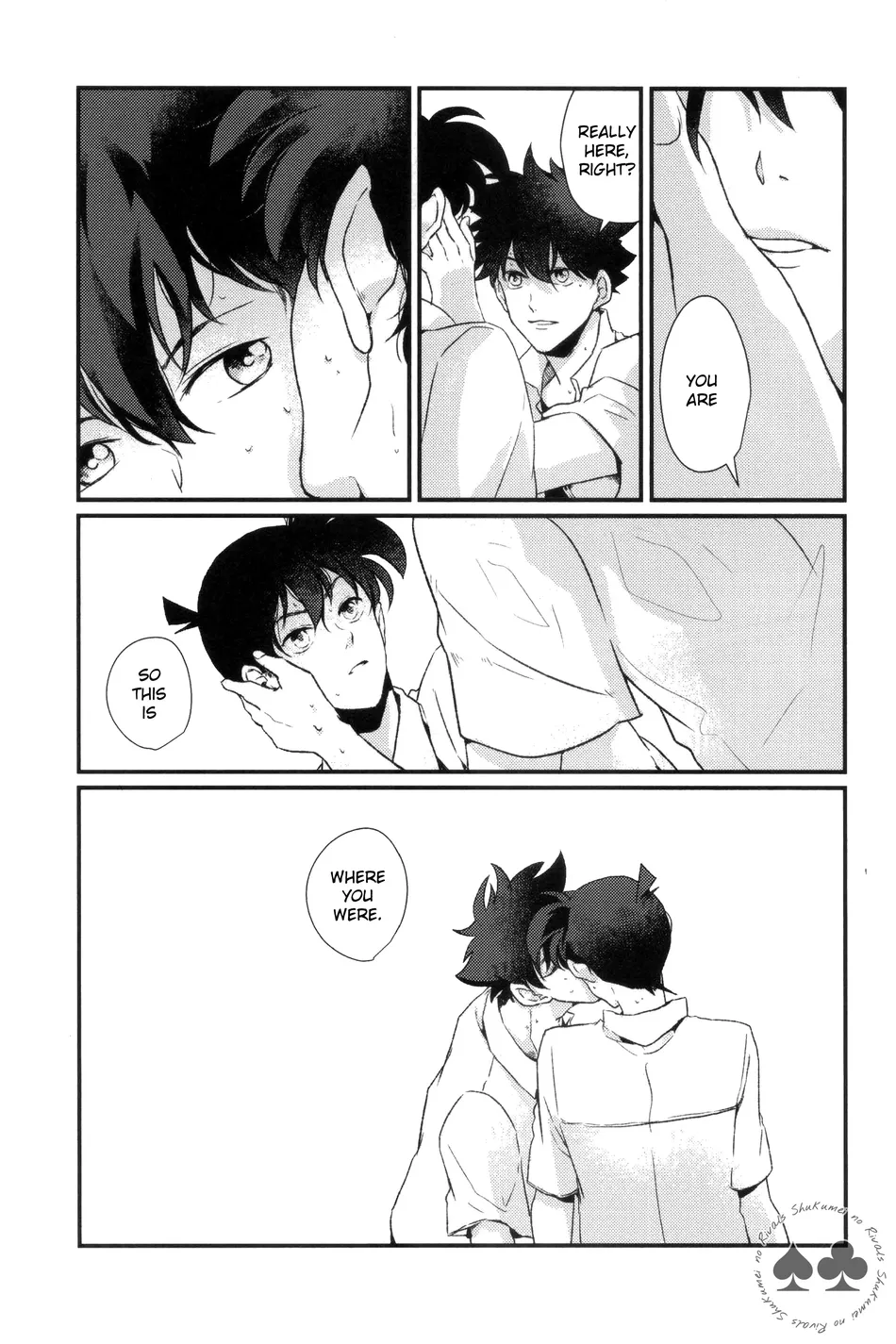 [AONOSUBETE (AOI)] Shiroi Natsu Hoshi Nagareru Sora – Meitantei Conan dj [Eng] — 017