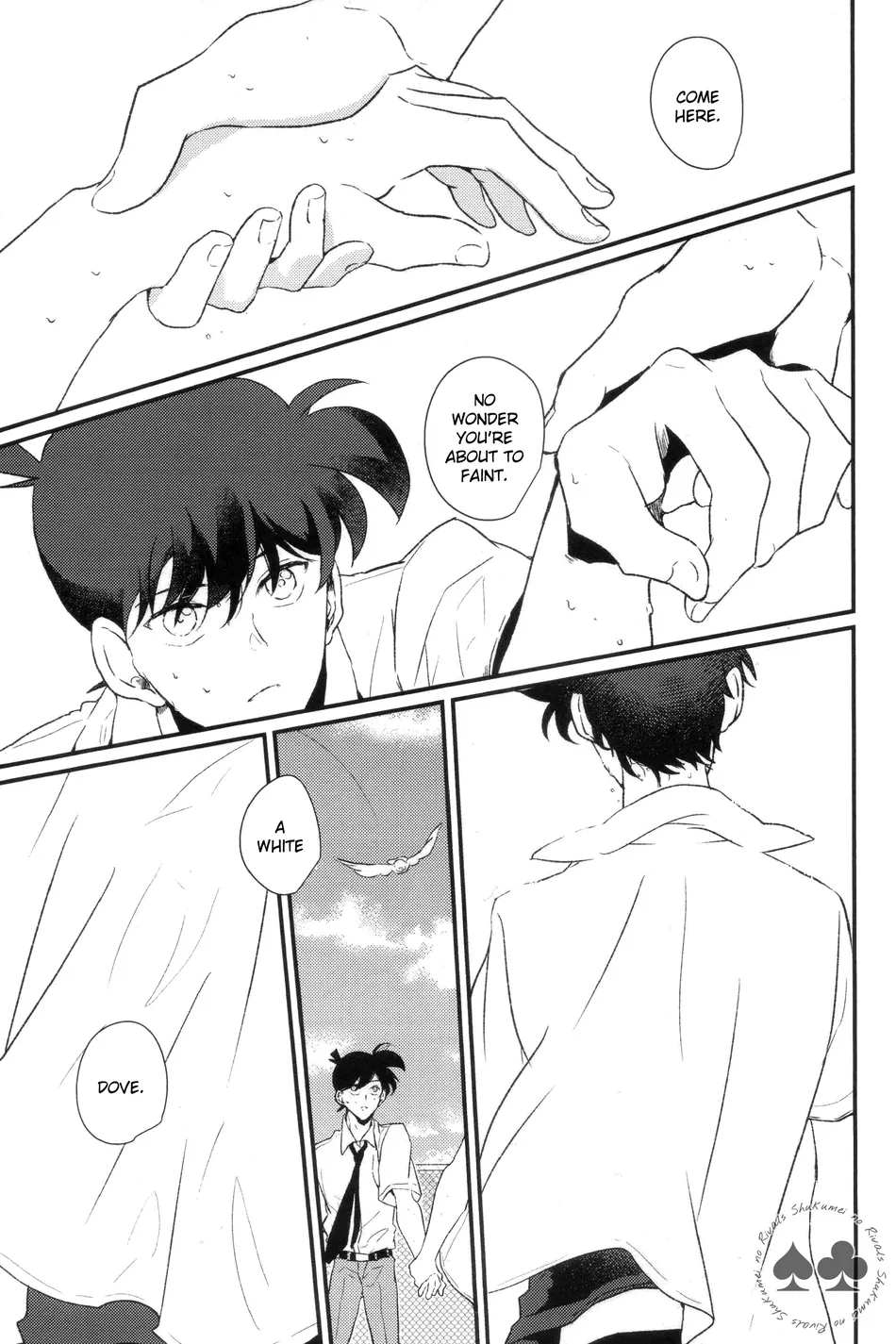 [AONOSUBETE (AOI)] Shiroi Natsu Hoshi Nagareru Sora – Meitantei Conan dj [Eng] — 019