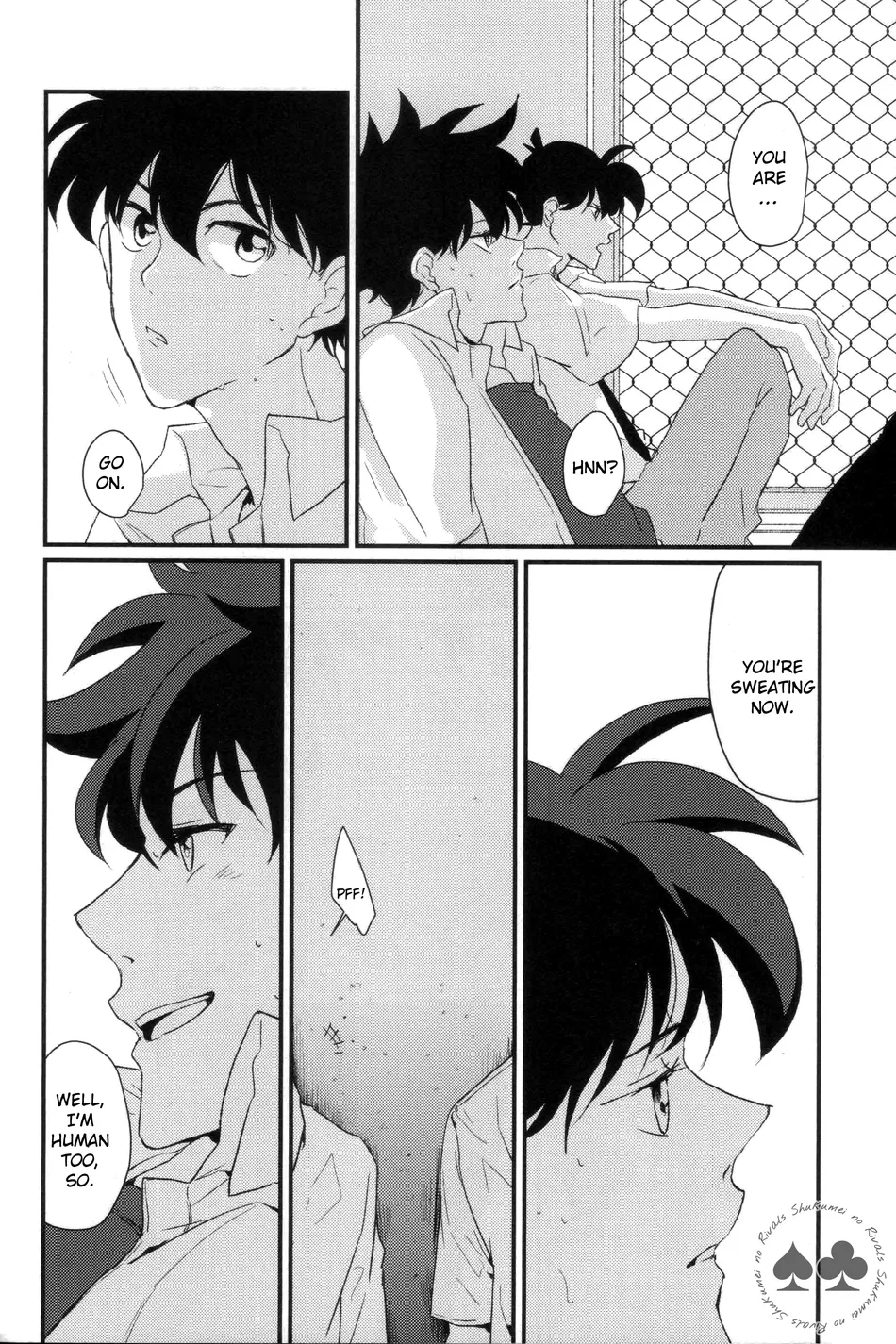 [AONOSUBETE (AOI)] Shiroi Natsu Hoshi Nagareru Sora – Meitantei Conan dj [Eng] — 024