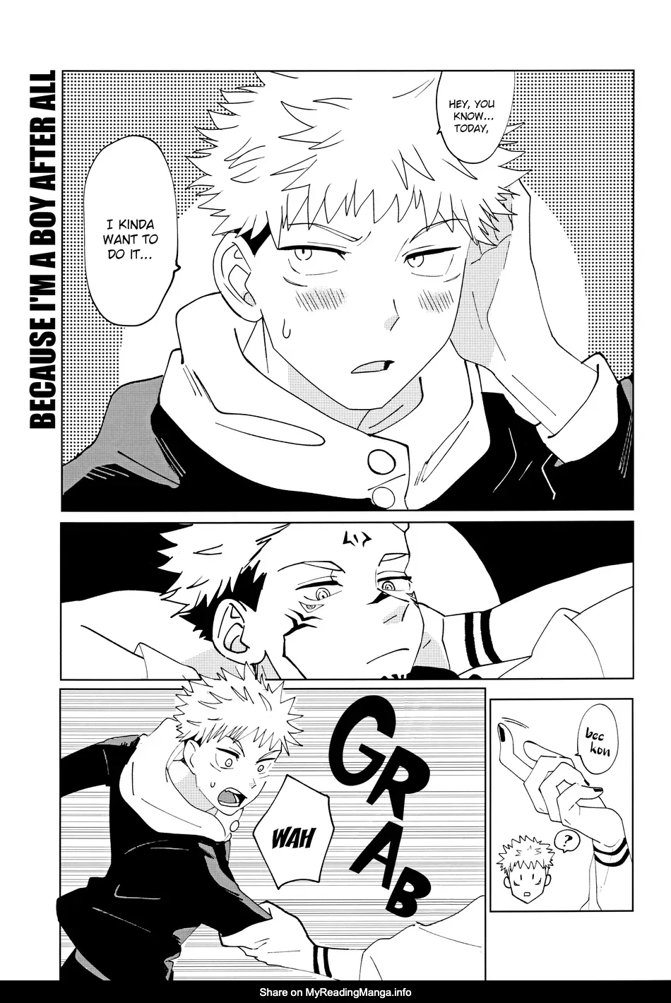 [○×Game/ Marubatsu] Datte Otoko no Ko da mon / Osusowake – Jujutsu Kaisen dj [Eng] — 002