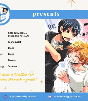 [Monokuror] Hate, Like, Hate… – Haikyuu!! dj [ENG]