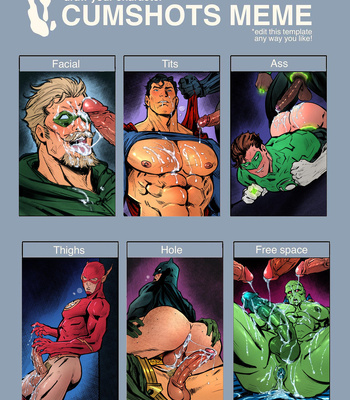 [Phausto] Justice League Cumshots