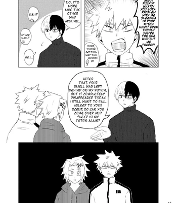 [Hogaraka Takashi-kun] Doki Doki Bed Sharing – Boku no Hero Academia dj [Eng] — 12