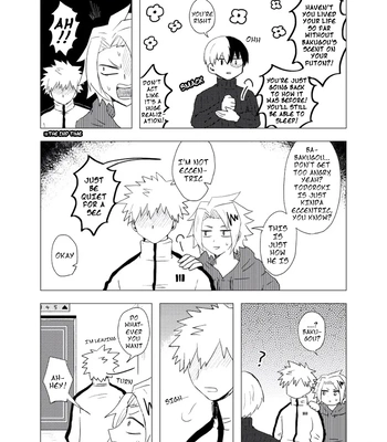 [Hogaraka Takashi-kun] Doki Doki Bed Sharing – Boku no Hero Academia dj [Eng] — 14