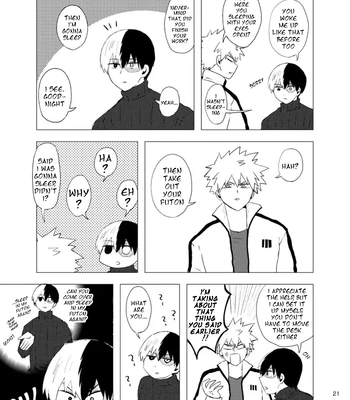 [Hogaraka Takashi-kun] Doki Doki Bed Sharing – Boku no Hero Academia dj [Eng] — 020
