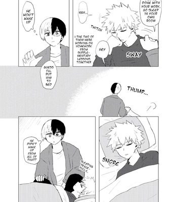 [Hogaraka Takashi-kun] Doki Doki Bed Sharing – Boku no Hero Academia dj [Eng] — 3