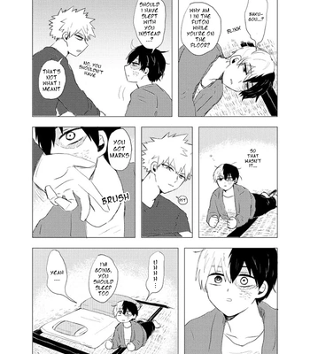 [Hogaraka Takashi-kun] Doki Doki Bed Sharing – Boku no Hero Academia dj [Eng] — 5