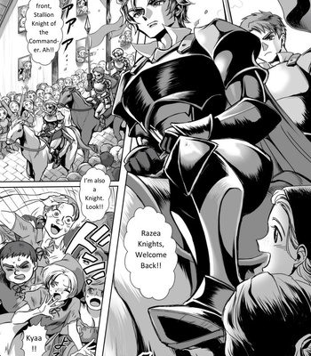 [Usuno Taro] Possessed Knight Stallion Taken over by disgusting man, forcedd and climaxes unsightly! 1 [Eng] — 3