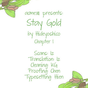 [Hideyoshico] Stay Gold (update c.16) [Eng] – Gay Comics