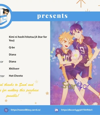 [Q-be (Souji)] Kimi Ni Hoshi Hitotsu – Haikyuu!! dj [Eng]