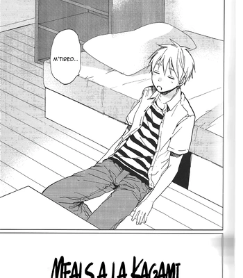 [Uncomura/ Unkopu] Kagami Meshi – Kuroko no Basket dj [Eng] — 7
