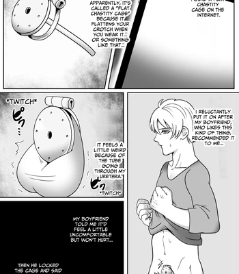 [Arashiki] I Tried Out Being Toyed With While Wearing A Flat Chastity Belt [ENG] — 2