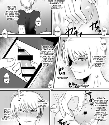 [Arashiki] I Tried Out Being Toyed With While Wearing A Flat Chastity Belt [ENG] — 4