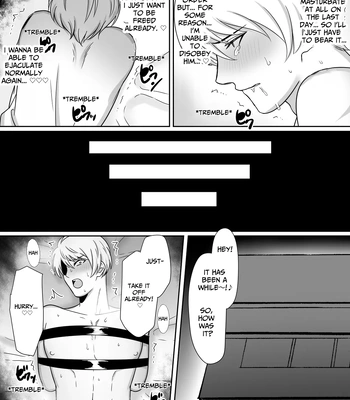 [Arashiki] I Tried Out Being Toyed With While Wearing A Flat Chastity Belt [ENG] — 10