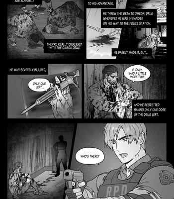 [DNA] Omegaverse Ch. 1 – Resident Evil dj – Mr.X x Leon [Eng] — 11
