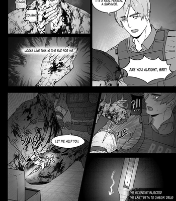 [DNA] Omegaverse Ch. 1 – Resident Evil dj – Mr.X x Leon [Eng] — 12
