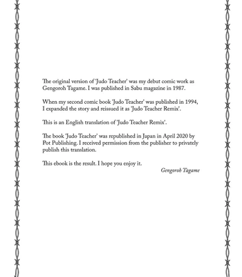 [Gengoroh Tagame] The Judo Teacher [Eng] — 049