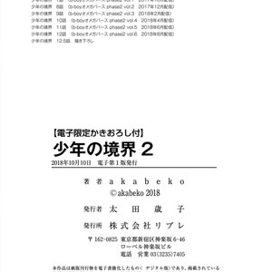 [Akabeko] Shounen no Kyoukai (update c.12+12.5) [Eng] — 399