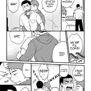 [Nakamuratakumi (kemukemuke)] Yarichin Tareme to Nakimushi Bouzu [Eng] – Gay Comics image 018.jpg
