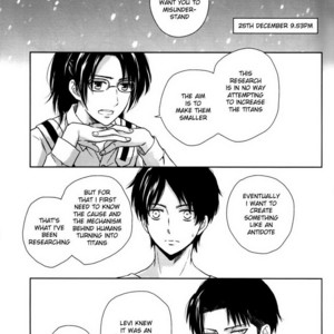 [NIA (Sawa)] Ookiku natta Heichou to Akai Ribbon – Shingeki no Kyojin dj [Eng] – Gay Comics