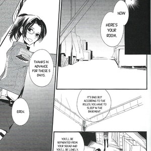[Arabic Yamato (Asaisai)] Hitori Asobi – Shingeki no Kyojin dj [Eng] – Gay Comics