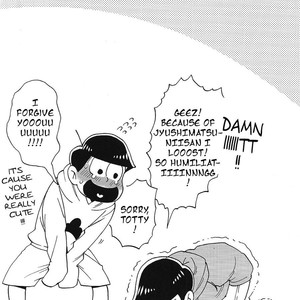 [Frantic/ Shima] Dokitsu Matsuno-darake no gaman taikai – Osomatsu-san dj [Eng] – Gay Comics image 013.jpg
