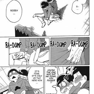 [Frantic/ Shima] Dokitsu Matsuno-darake no gaman taikai – Osomatsu-san dj [Eng] – Gay Comics image 024.jpg