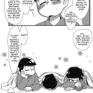 [Matsu Cha./ Matcha] Mahou no onaho to tsunagatchatta Karamatsu no junan! – Osomatsu-san dj [Eng] – Gay Comics image 039.jpg