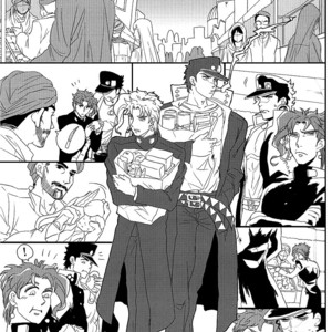[BottomBenz] Moshimo Ashita Sekai ga Horobitemo – JoJo dj [Eng] – Gay Comics image 019.jpg