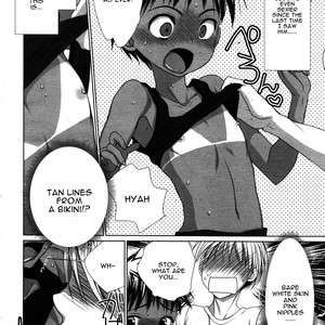 [Kotoko] Osananajimi no Hiyakeato ga Okashii no Daga! | My Childhood Friend’s Tan Lines are Weird! [Eng] – Gay Comics image 001.jpg