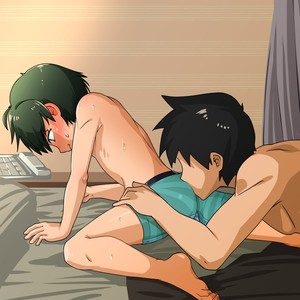 [Kaminosaki Shiten] Shounen!! Chikan Densha – Shuuten wa Love Hotel – Gay Comics image 129.jpg