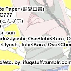 [CRAZYPIG777 (Tonkatsu)] Prison White Paper – Osomatsu-san dj [Eng] – Gay Comics image 037.jpg