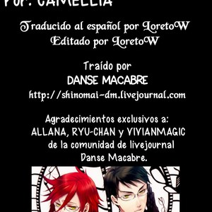 [CAMELLIA] Kuroshitsuji dj – Melty Love Melting Lips [Spanish] – Gay Comics image 001.jpg