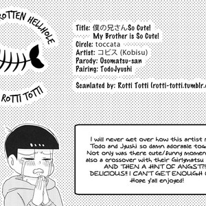[toccata/ Kobisu] Osomatsu-san dj – Boku no niisan So Cute! [Eng] – Gay Comics image 028.jpg