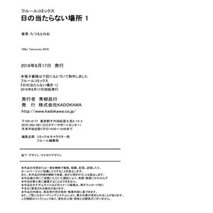 [TATSUMOTO Mio] Hi No Ataranai Basho – Vol.01 (update c.4+Extra) [Eng] – Gay Comics image 175.jpg