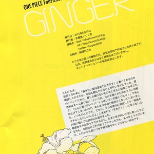 [Kyozoya (Kunoichi)] GINGER – One Piece dj [JP] – Gay Comics image 003.jpg
