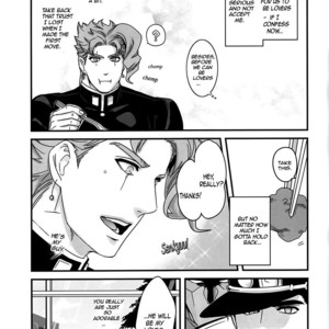 [Ondo (Nurunuru)] How We Kind of Crossed a Line When We Shared a Room and Turned from Comrades to Lovers – JoJo dj [Eng] – Gay Comics image 022.jpg
