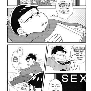 [Kani no kandzume/ Kiyohiko] Osomatsu-san dj – SEX shinai to de rarenai heya! [Eng] – Gay Comics image 022.jpg