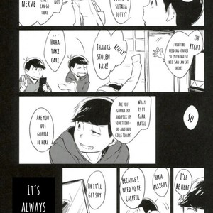 [Mochinue Akenokalas] Sore Wa Mohaya Chinmoku To Shite – Osomatsu San dj [Eng] – Gay Comics image 029.jpg