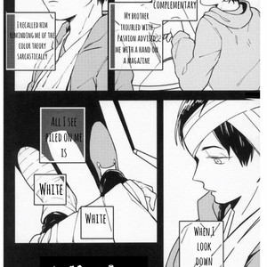 [MugiGohan] Shiraiyukihime wa yaketa kutsu de odoru – Osomatsu-san dj [Eng] – Gay Comics image 005.jpg