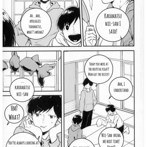 [MugiGohan] Shiraiyukihime wa yaketa kutsu de odoru – Osomatsu-san dj [Eng] – Gay Comics image 009.jpg