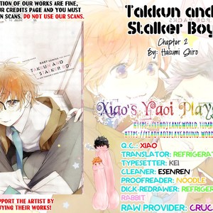 [HASUMI Shiro] Takkun to Stalker Danshi – Kyou wa Takkun no Tissue o Tabemashita [Eng] – Gay Yaoi image 072.jpg